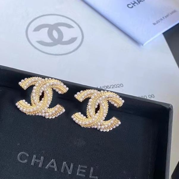 Ch*el earrings